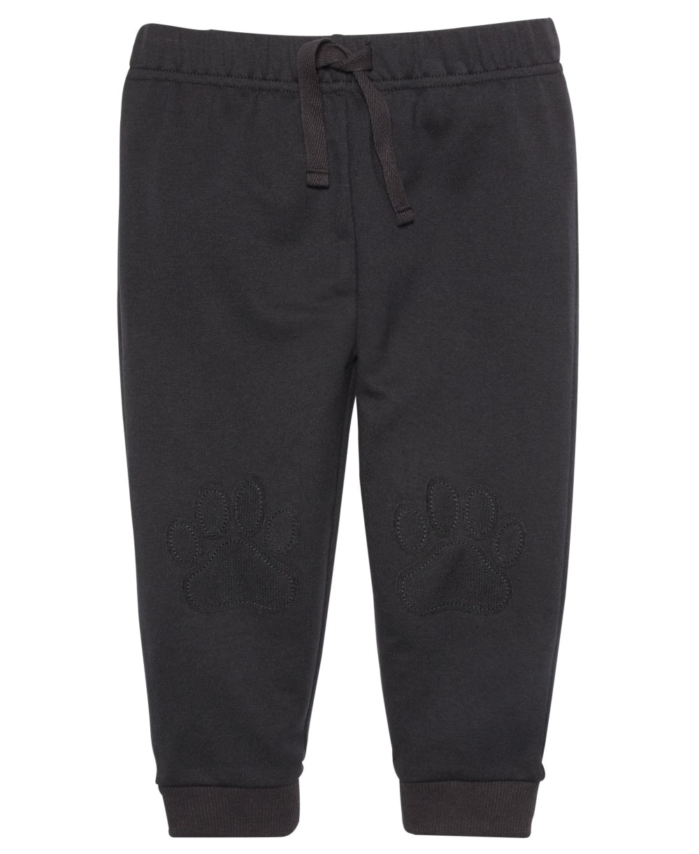 Calça Jogger First Impressions Boy's Paws Preta Tamanho 2T REG