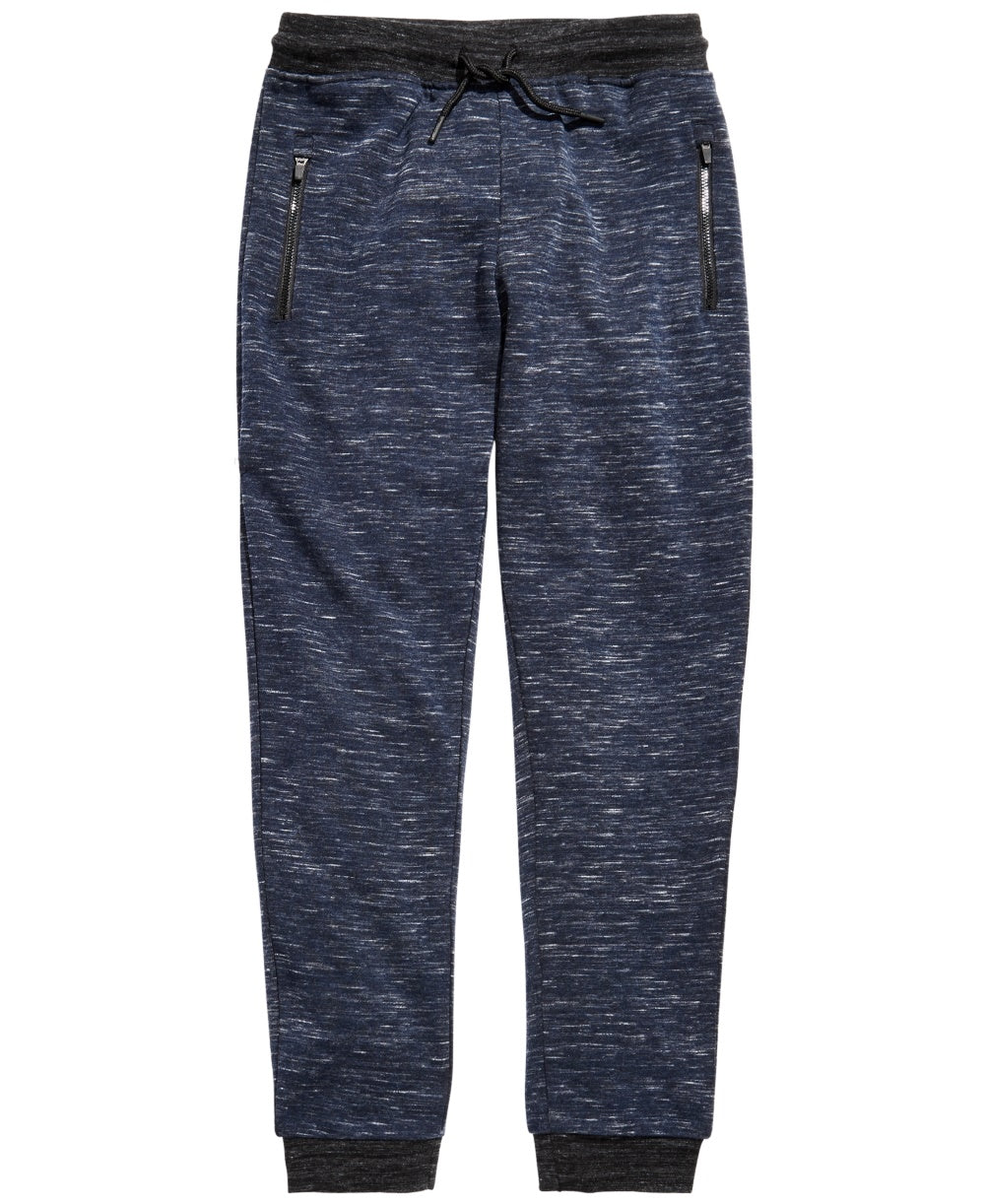 Calça de moletom infantil Univibe Alfie Tech azul tamanho X-G