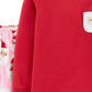 Conjunto de pijama de Papai Noel Carter's Toddler Girl's 2 peças de lã, vermelho, tamanho 3T