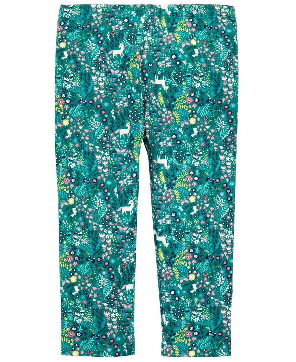 Legging estampada First Impressions para bebê menina verde tamanho 3-6 meses