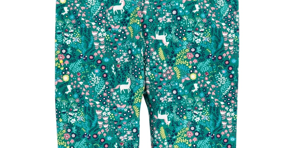 Legging estampada First Impressions para bebê menina verde tamanho 3-6 meses