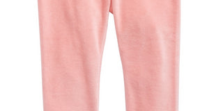 Leggings de veludo para meninas First Impressions, rosa, tamanho 2T