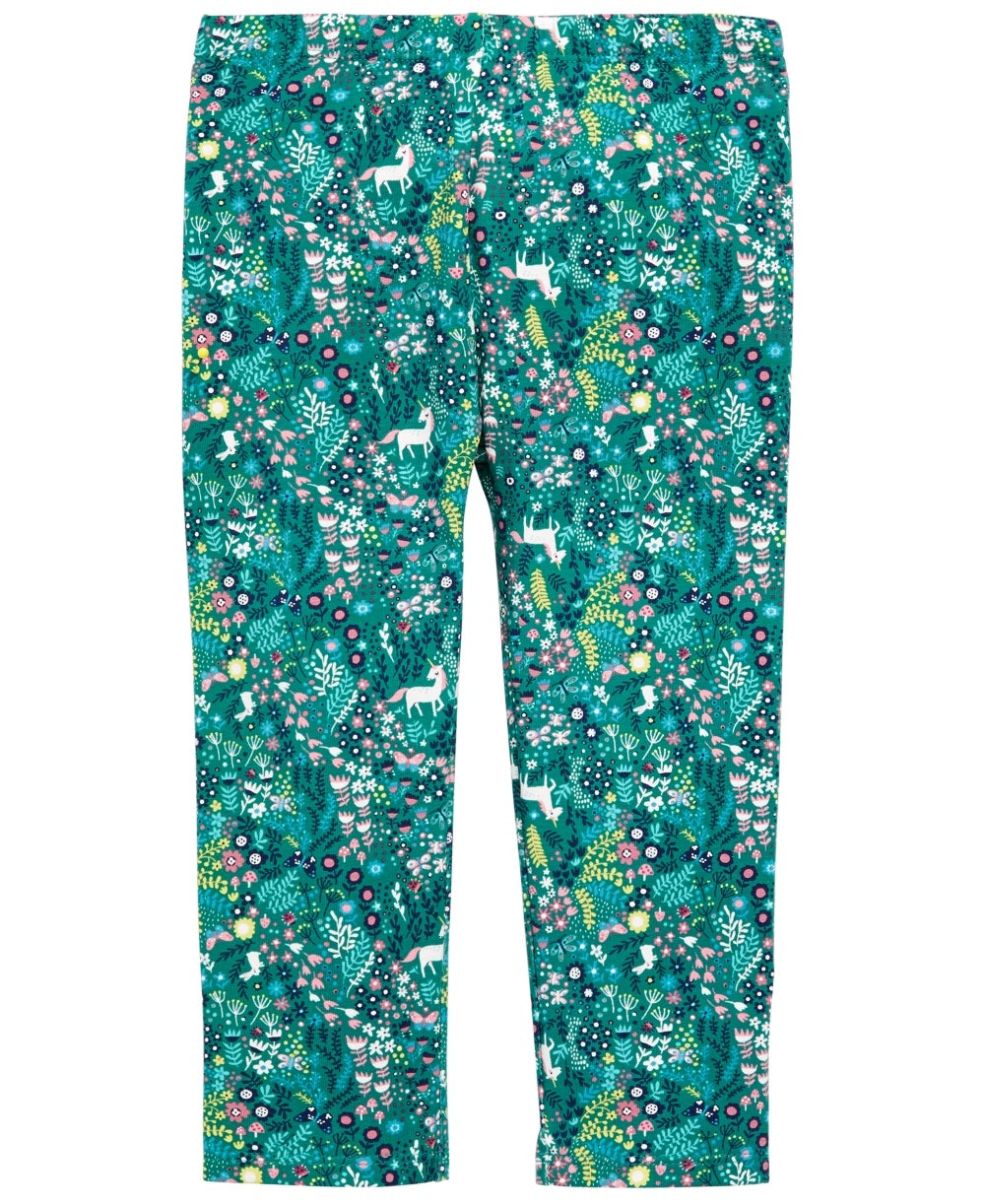 Leggings estampadas para meninas First Impressions, tamanho 6 meses, verde