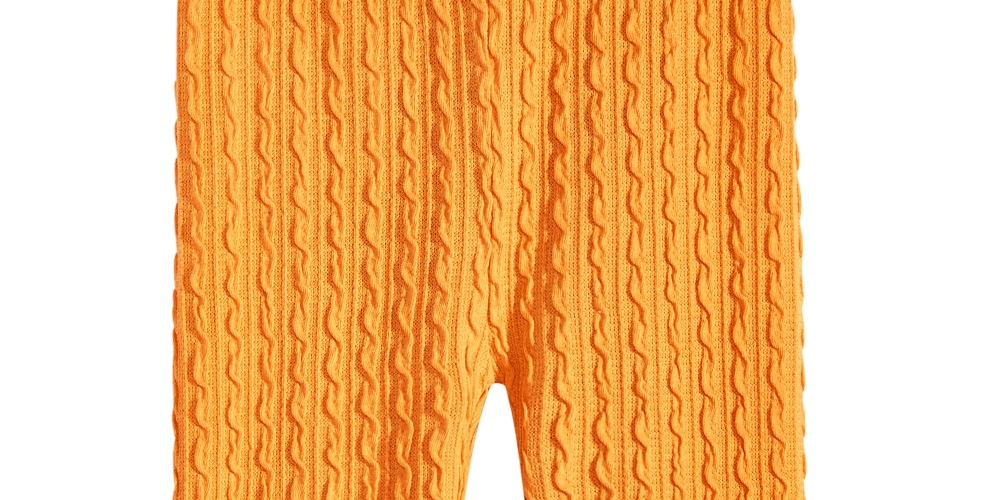 Leggings texturizadas para bebês meninas First Impressions, amarelas, tamanho 12