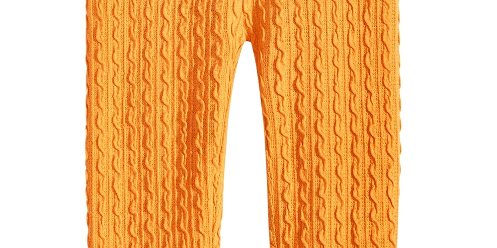 Leggings texturizadas para bebês meninas First Impressions, amarelas, tamanho 12