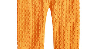 Leggings texturizadas para bebês meninas First Impressions, amarelas, tamanho 12