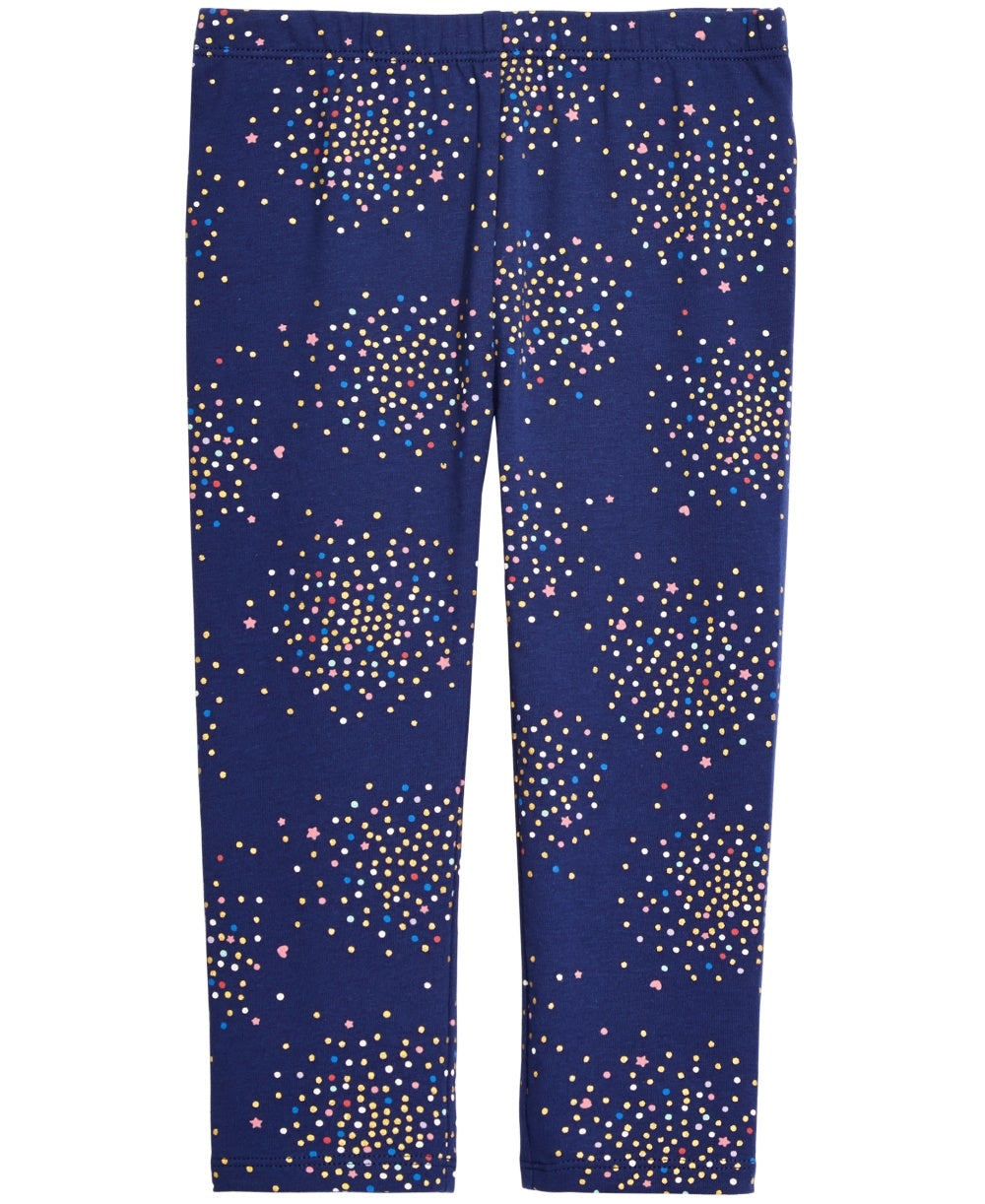 Leggings elásticas femininas First Impressions, azul, tamanho 24MOS