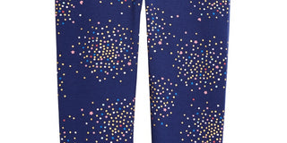 Leggings elásticas femininas First Impressions, azul, tamanho 24MOS