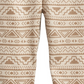Calça jogger com estampa geométrica para bebê menino First Impressions, bege, tamanho 18 meses