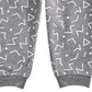 Calça de moletom com estampa geométrica para bebê menino First Impressions, cinza, tamanho 18 meses