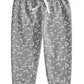 Calça de moletom infantil First Impressions para meninos com estampa geométrica, cinza, tamanho 6