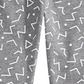 Calça de moletom infantil First Impressions para meninos com estampa geométrica, cinza, tamanho 6