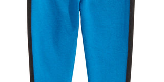 Calça jogger listrada lateral para bebê menino First Impressions, azul, tamanho 12 MOS