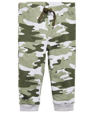 Calça jogger camuflada infantil First Impressions cinza tamanho 3MOS