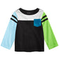 Camiseta infantil First Impressions Colorblocked preta tamanho 2T REG