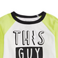 Camiseta de algodão com estampa de rock para meninos First Impressions, branca, tamanho 3MOS