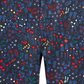 Leggings estampadas florais para bebês meninas First Impressions, pretas, tamanho 24 meses