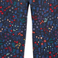 Leggings estampadas florais para bebês meninas First Impressions, pretas, tamanho 24 meses