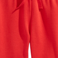 Calça jogger listrada lateral infantil First Impressions para bebês meninos, vermelha, tamanho 3
