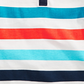 Camiseta Henley Listrada de Algodão para Menino First Impressions, Branca, Tamanho 24 MOS