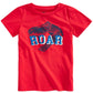 Camiseta infantil infantil Epic Threads Roar Tufted Chenille, tamanho 4, vermelha
