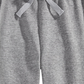 Calça jogger listrada lateral para bebê menino First Impressions cinza tamanho 18 meses