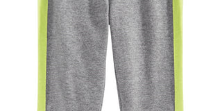 Calça jogger listrada lateral para bebê menino First Impressions cinza tamanho 18 meses