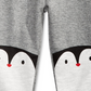 Calça Jogger Infantil First Impressions Penguins Cinza Tamanho 24 MOS