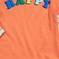 Camiseta infantil First Impressions para meninos, estampa alegre e em camadas, tamanho 3T, laranja