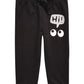 Calça jogger estampada para bebês meninos First Impressions, preta, tamanho 6 a 9 meses