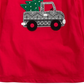 Camiseta estampada com caminhão de árvore First Impressions para bebês meninos, vermelha, tamanho 6-9 meses