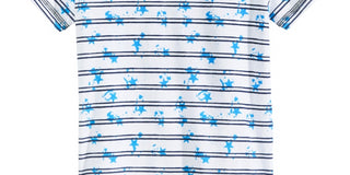 Epic Threads Kid's Little Boys Splatter Stripe T Shirt  White Size 7