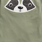 Camiseta infantil de algodão com estampa de guaxinim First Impressions para meninos, verde, tamanho 4T