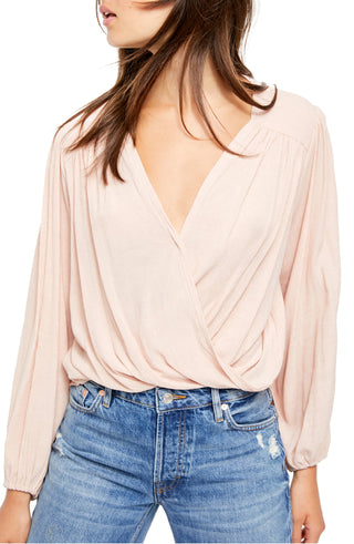 Blusa feminina xadrez xadrez Free People, rosa, tamanho extra pequeno