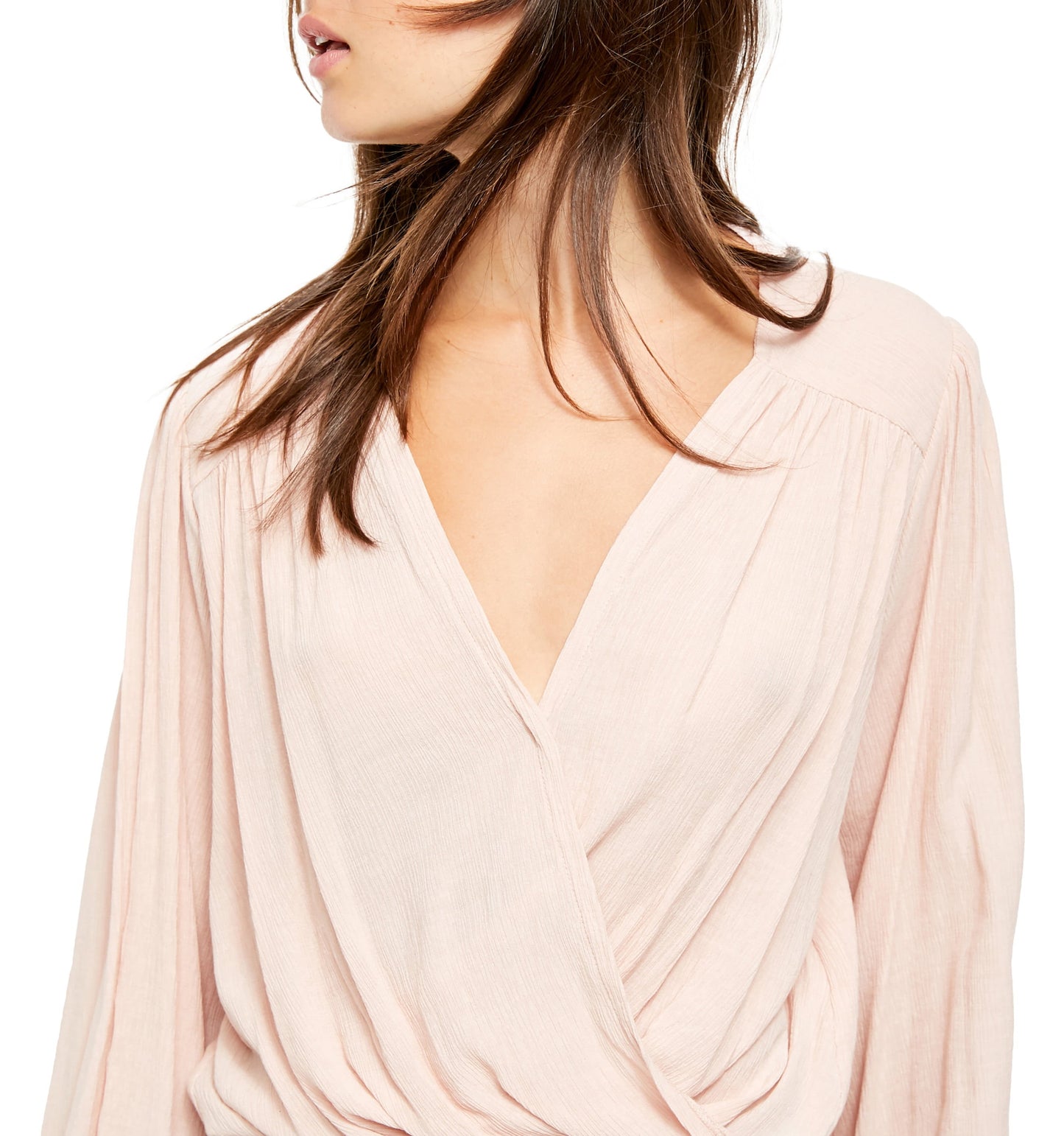 Blusa feminina xadrez xadrez Free People, rosa, tamanho extra pequeno