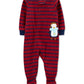 Pijama Carter's Kid's Toddler Boys Fleece com Pés Pinguim Vermelho Tamanho 4T