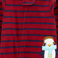 Pijama Carter's Kid's Toddler Boys Fleece com Pés Pinguim Vermelho Tamanho 4T