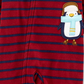 Pijama Carter's Kid's Toddler Boys Fleece com Pés Pinguim Vermelho Tamanho 4T