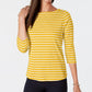 Charter Club feminino Petite Pima Cotton Button-ombro estampado top dourado tamanho pequeno extragrande