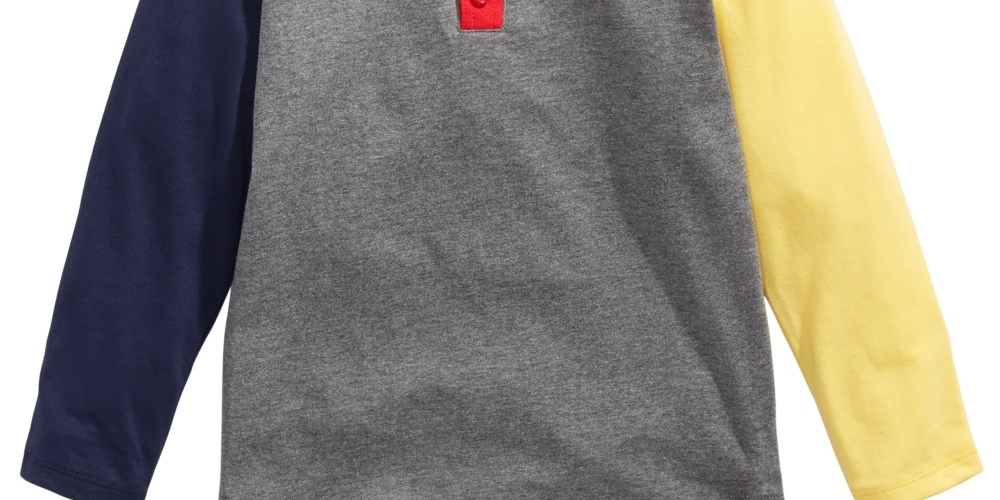 Camiseta infantil Epic Threads com estampa de dinossauro em blocos de cores, cinza, tamanho 3