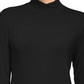 Blusa de gola falsa feminina Style &amp; Co, preta, tamanho pequeno grande