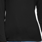Blusa de gola falsa feminina Style &amp; Co, preta, tamanho pequeno grande