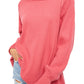 Blusa térmica feminina Amelia da Free People, rosa, tamanho médio