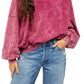 Camiseta feminina Free People 213 vermelha escura tamanho extra pequeno