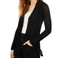Cardigan com gravata lateral para meninos, preto, tamanho extragrande, da Hooked Up By Iot Junior