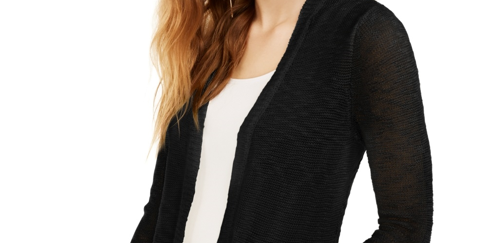 Cardigan com gravata lateral para meninos, preto, tamanho extragrande, da Hooked Up By Iot Junior