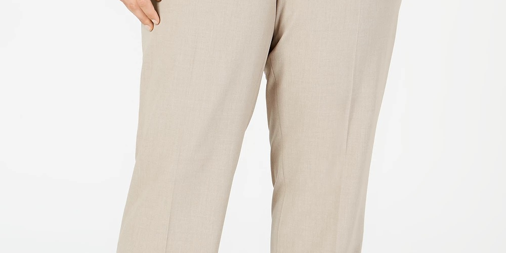 Calça Casual Moderna Feminina Nine West Marrom Tamanho 24W