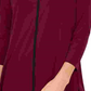 Camiseta feminina Alfani Borgonha lisa manga comprida gola redonda tamanho pequeno vinho