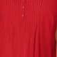 Top plissado feminino plus size Charter Club, vermelho, tamanho 1X