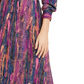 Vestido longo envolvente com estampa de cobra Bar III feminino, rosa, tamanho médio